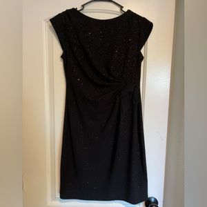 Black dress for parties and casual use.